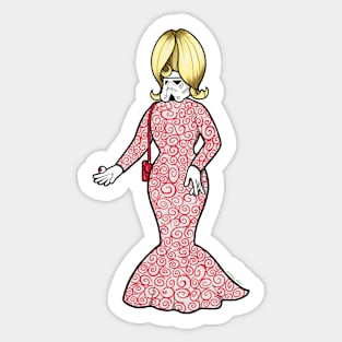 MARTIAN GIRL SOLO Sticker